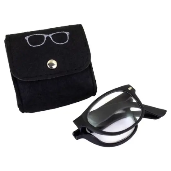 4 Pairs of Global Vision Eyewear Foldable Bifocal Reading Glasses with +1.5 Bifocal Clear, Clear, Clear, Clear Lenses image {1}