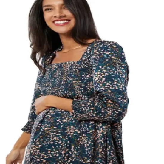 Ingrid & Isabel Maternity The Breeze Midi Dress image {4}