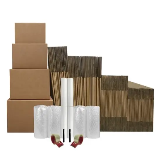 UBMOVE 8 Room Basic Moving Kit 106 Boxes & Packing Supplies image {3}