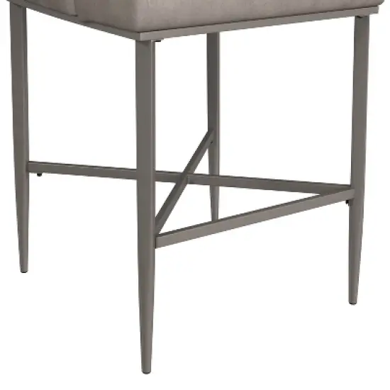 Set of 2 Phoenix Non Swivel Counter Height Barstool Gray - Hillsdale Furniture image {13}