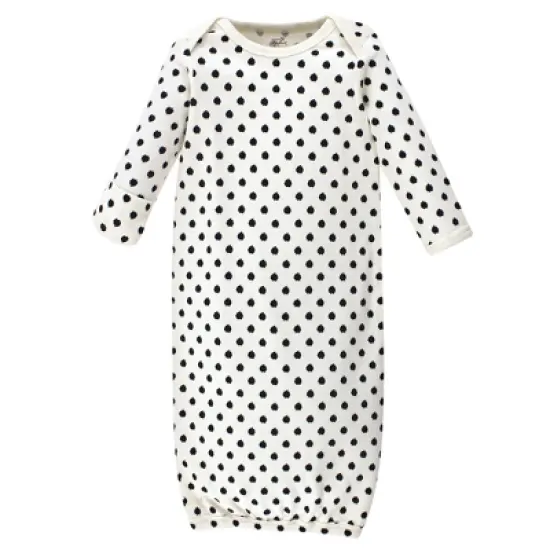 Touched by Nature Baby Girl Organic Cotton Long-Sleeve Gowns 3pk, Heart, 0-6 Months image {2}