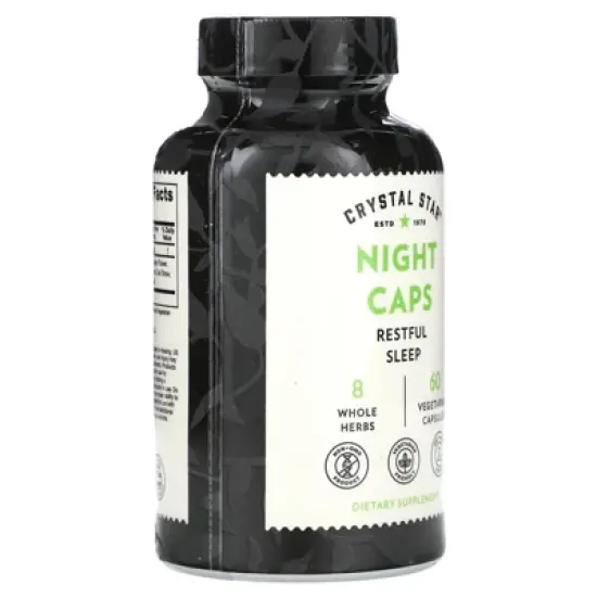 Crystal Star Night Caps, 60 Vegetarian Capsules image {3}