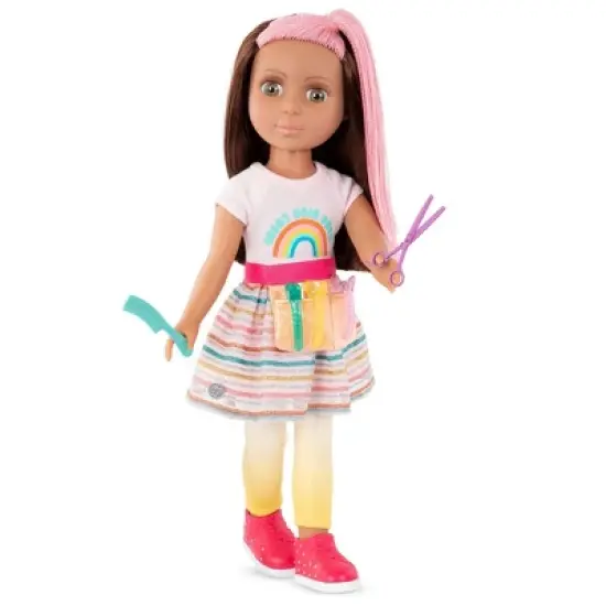 Glitter Girls Lara Poseable 14" Hair Stylist Doll image {2}