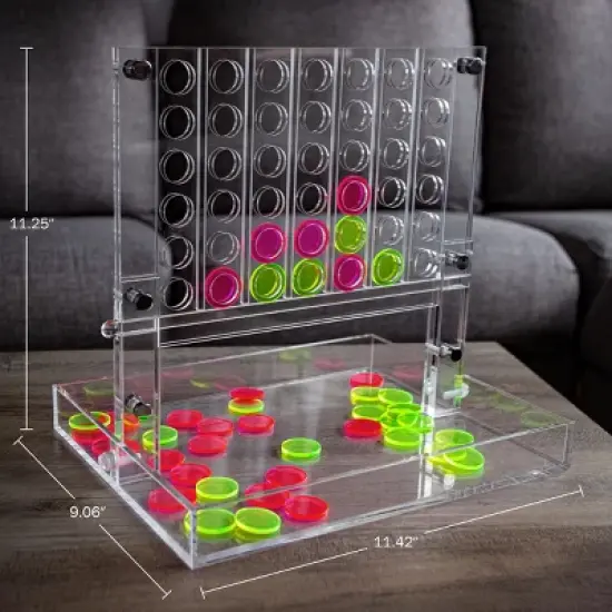 Trademark Games Acrylic 4 in a Row Game image {5}