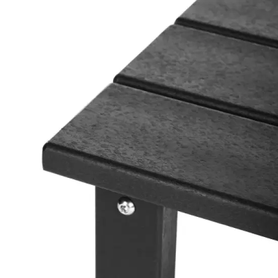 WestinTrends Malibu Kids Outdoor Patio Furniture HDPE Adirondack Square Side Table image {10}