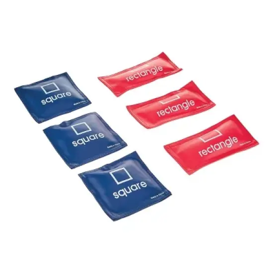 Kaplan Early Learning Geometric Beanbags - Set of 12 image {2}