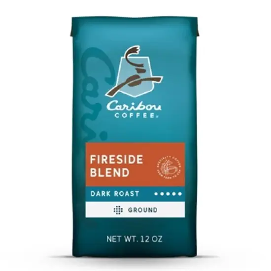 Caribou Coffee Fireside Dark Roast Ground Coffee - 12oz image {6}