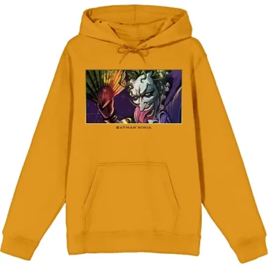 Batman Ninja Warlord Joker Men's Mustard Yellow Sweatshirt image {4}