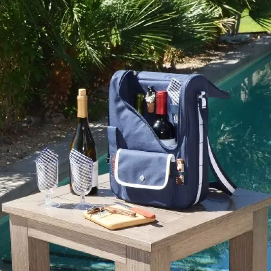 Picnic at Ascot Soft Sided Wine Cooler  Set image {3}