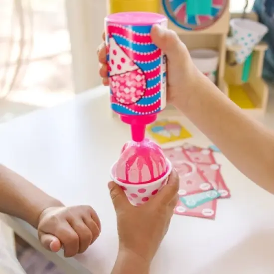 Melissa & Doug Fun at the Fair! Wooden Snow-Cone and Slushie Play Food Set image {4}