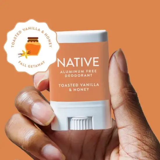 Native Limited Edition Fall Getaway Mini Antiperspirant & Deodorant - Toasted Vanilla & Honey - 0.35oz image {3}