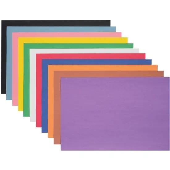 Prang Smart-Stack Groundwood Medium Weight Construction Paper, 12 x 18 Inches, Assorted Colors, 150 Sheets image {2}