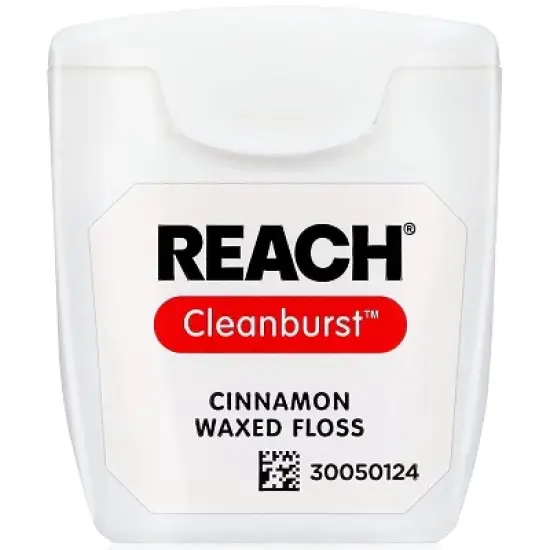 Reach Cleanburst Waxed Floss Cinnamon 55 Yd image {1}