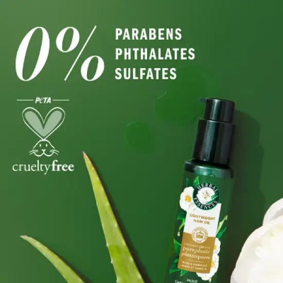 Herbal Essences Aloe and Camelia Flower Lightweight Hair Oil - 3.2 fl oz image {2}