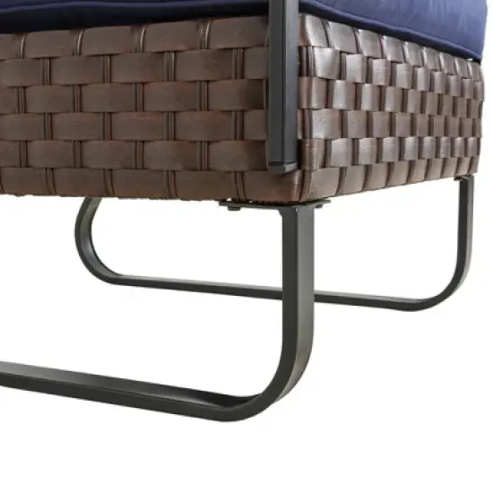 U Leg Patio Ottoman - Patio Festival image {2}