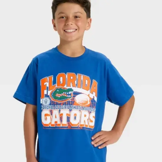 Boys' Florida Gators Oversized Short Sleeve Graphic T-Shirt image {1}