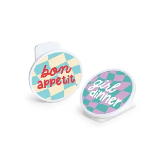 Fred & Friends 4pk Luckyoo Joy of Snacking Bag Clips image {1}