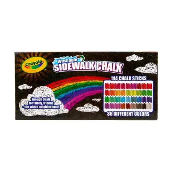Crayola 144ct Washable Sidewalk Chalk image {3}