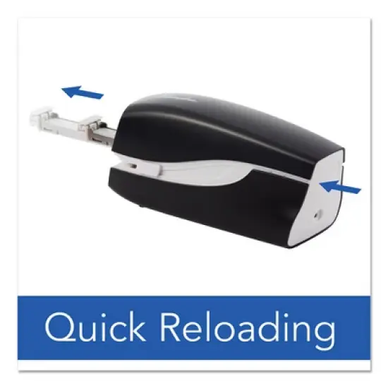 Swingline Portable Electric Stapler 20-Sheet Capacity Black image {2}