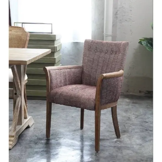Boraam Claire Accent Armchair Weathered Red image {1}