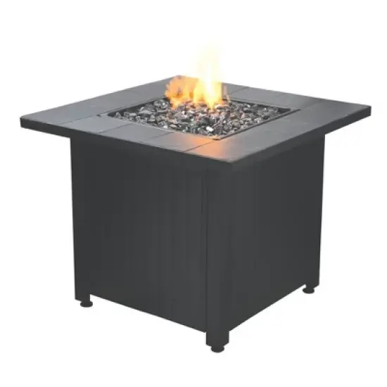 Endless Summer 30,000 BTU LP Gas Outdoor Fire Table with Lava Rock image {7}