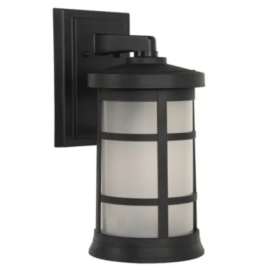 Craftmade Lighting Composite Lanterns 1 - Light Wall Light in  Textured Black image {1}