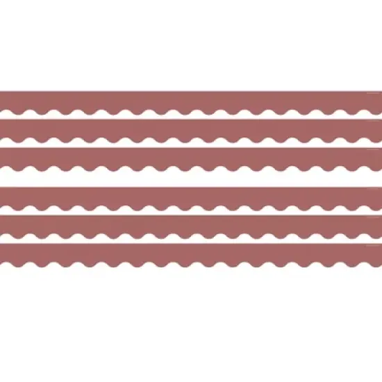 Teacher Created Resources&reg; Deep Rose Scalloped Border Trim, 35 Feet Per Pack, 6 Packs image {3}