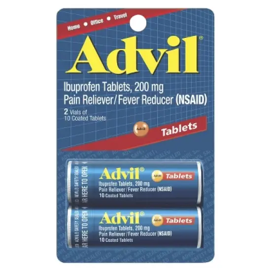Advil Pain Reliever/Fever Reducer Tablets - Ibuprofen (NSAID) image {14}