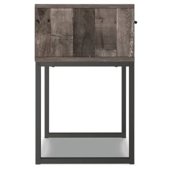 Neilsville Nightstand Black/Gray/Beige - Signature Design by Ashley image {4}
