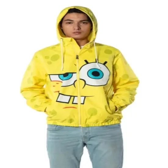 Members Only Men's Spongebob Windbreaker Jacket image {4}