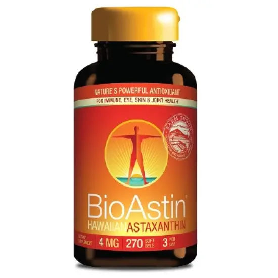 BioAstin Hawaiian Astaxanthin - Support Immune & Joint Health - Non-GMO & Farm-Direct - 4 mg image {8}
