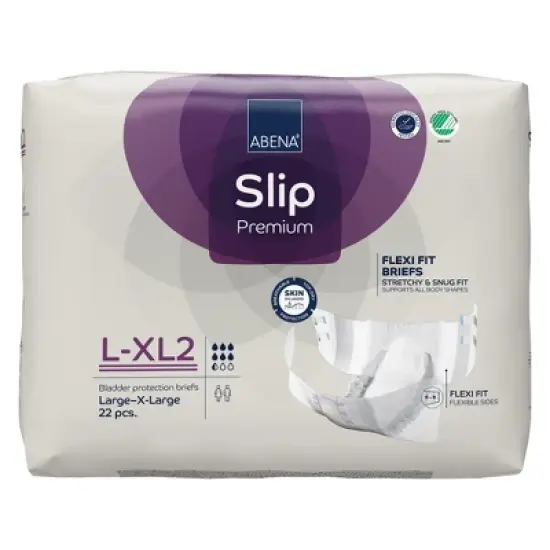 Abena Slip Flexi Fit Adult Incontinence Brief XL Heavy Absorbency Breathable, 1000020864, 22 Ct image {1}