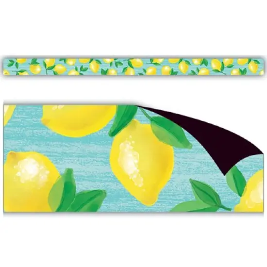 Teacher Created Resources&reg; Lemon Zest Magnetic Border, 24 Feet Per Pack, 3 Packs image {1}