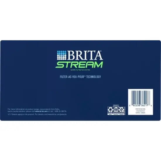 Brita Water Filter 10-Cup Stream Rapids Water Pitcher Dispenser - Gray image {9}