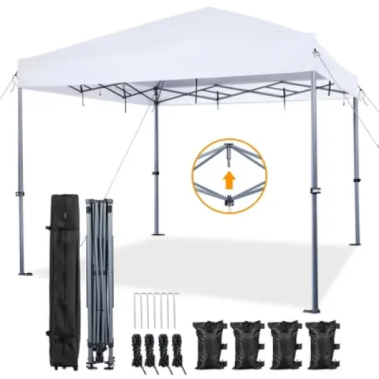 Yaheetech Pop-up Canopy Tent 12'X12' for Home Backyard Parties image {5}