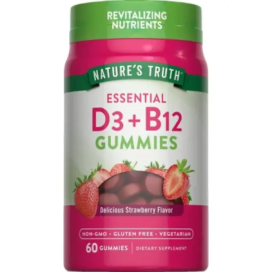 Nature's Truth Vitamin D3 and B12 Gummies - 60ct image {4}