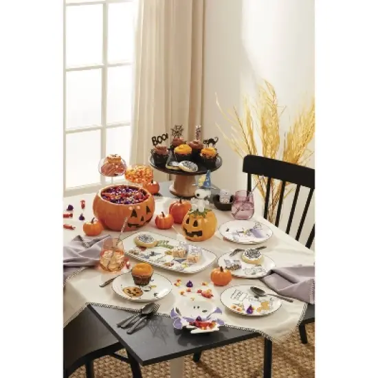 Oneida 20pc Stainless Steel Aptitude Glossy Midnight Flatware Set: Modern Black Silverware Service for 4, Dishwasher-Safe image {4}