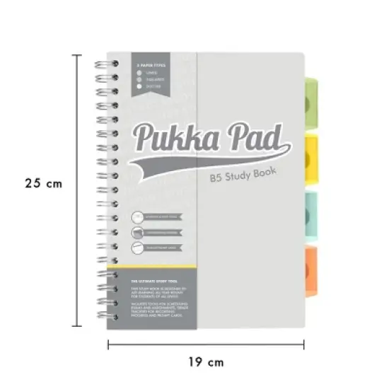 Pukka Pads B5 Study Book, Pack of 2 image {3}