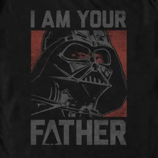Men's Star Wars I Am Your Father Darth Vader Retro Portrait T-Shirt image {1}
