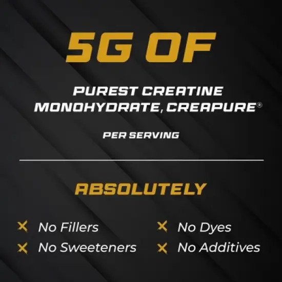 Sandhu's Creapure German Creatine Monohydrate Powder Supplements for Men & Women, Unflavored, 60 Servings, 300 gms, Supports Lean Muscle Building image {8}