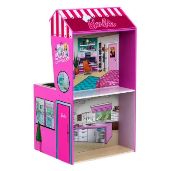 Theo Klein 2 In 1 Barbie Pretend Play Toy Kitchen and Dollhouse and Epic Chef Wooden Pretend Play Toy Kitchen Playset for Kids Ages 3 and Up image {4}