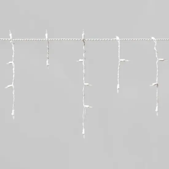 70ct LED Christmas Icicle Lights with White Wire - Wondershop&trade; image {2}