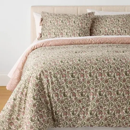 3pc Reversible Floral Comforter Set - Threshold&trade; designed with Studio McGee image {5}