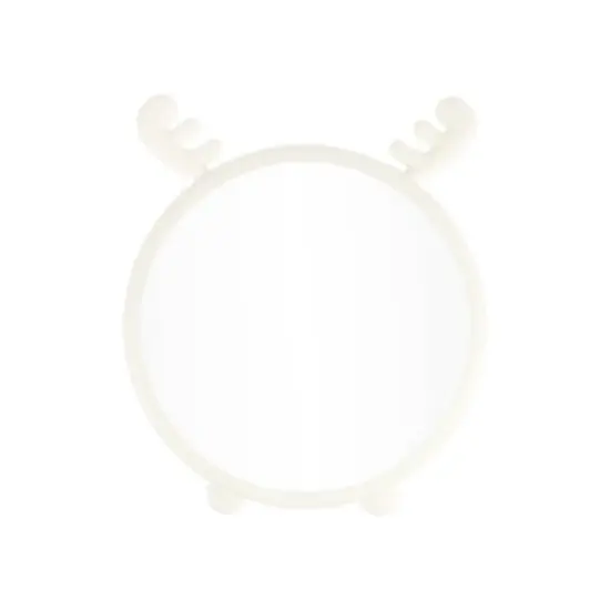 Unique Bargains Durable Cartoon Deer Desktop Cosmetic Mirror 1 Pc image {3}