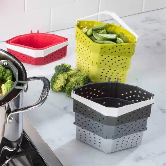 Hutzler 1-quart Collapsible Cooker / Steamer Basket image {7}