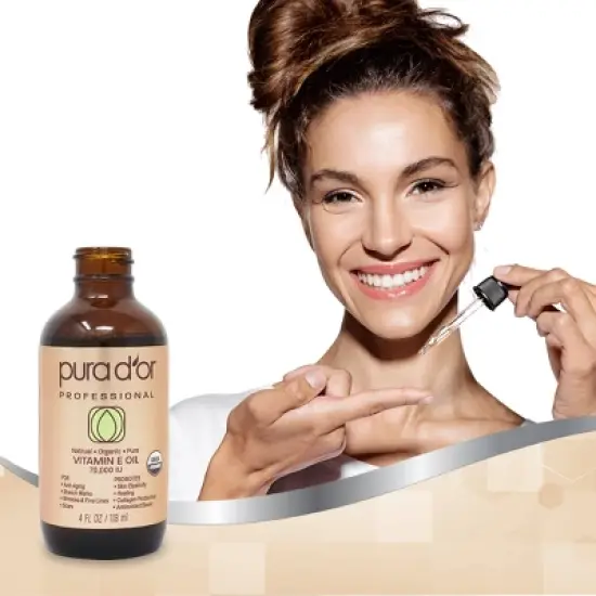 Pura d'or Vitamin E Oil - 4 fl oz image {3}