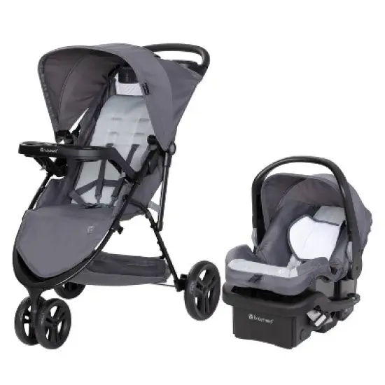 Baby Trend Venture 3-Wheel Stroller Travel System - Stellar Gray image {13}