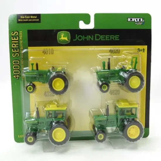 ERTL1/64 John Deere 4000 Series 4 Piece Tractor Set, 15216 image {1}