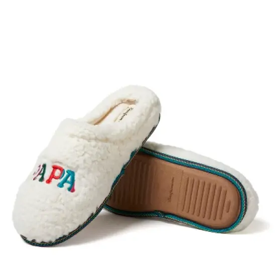 Dearfoams Men's Papa Bear Teddy Clog Slipper image {4}