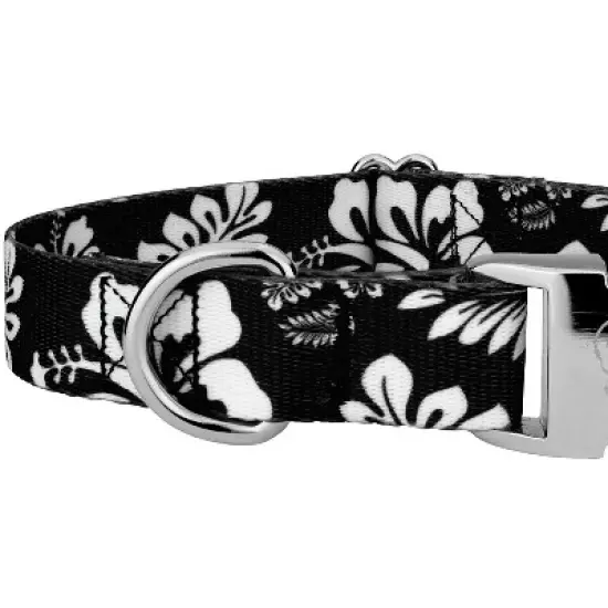 Country Brook Petz Premium Black Hawaiian Dog Collar and Leash image {6}
